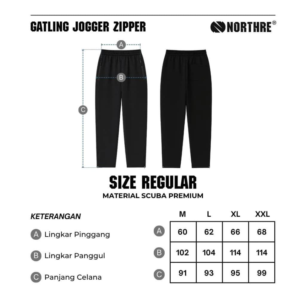 NORTHRE Celana Scuba Zipper Training thumbnail 7