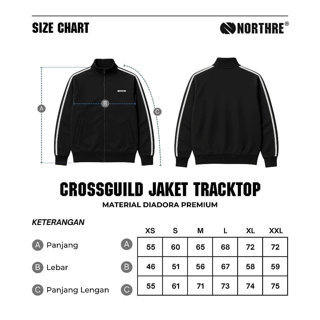 NORTHRE One set Sportswear Crossguild Shorts Black Two Strips NTbasic thumbnail 8