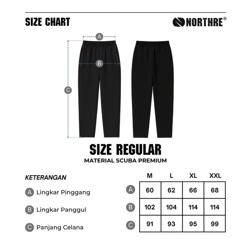 NORTHRE Jogger Pants NTbasic Scuba Lightweight Micro thumbnail 9