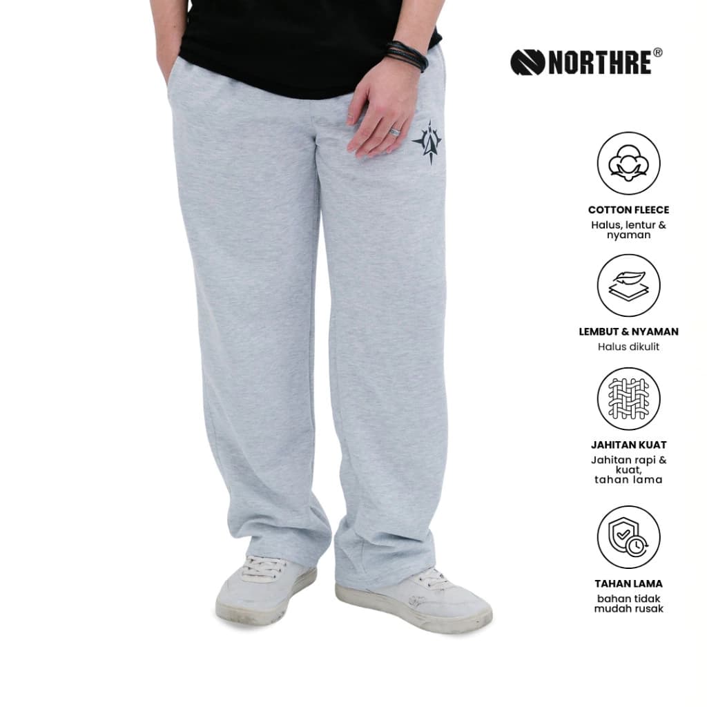 NORTHRE Ohara Sweatpants Baggy - Fleece Highwaist
