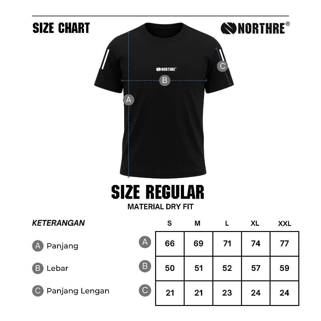 NORTHRE Jersey Sport Dry Fit Running Gym thumbnail 8