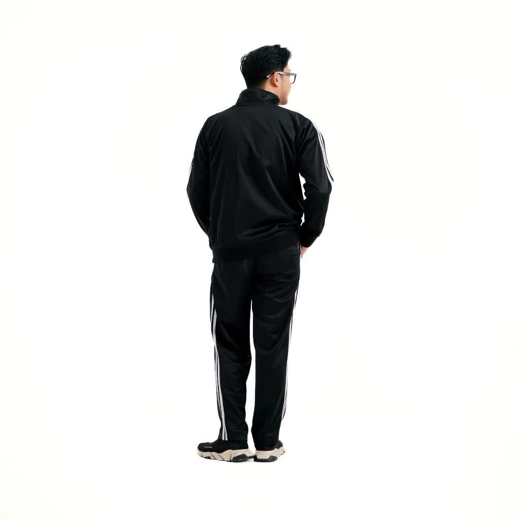 NORTHRE One set Sportswear Crossguild Black Two Strips Long Pants NTbasic thumbnail 6